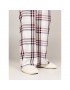 Tommy Hilfiger UW0UW05550-0LY, GIFT FULL FLANNEL PJ SET & SLIPPER, Γυναικείο Σετ Δώρου, ΕΚΡΟΥ